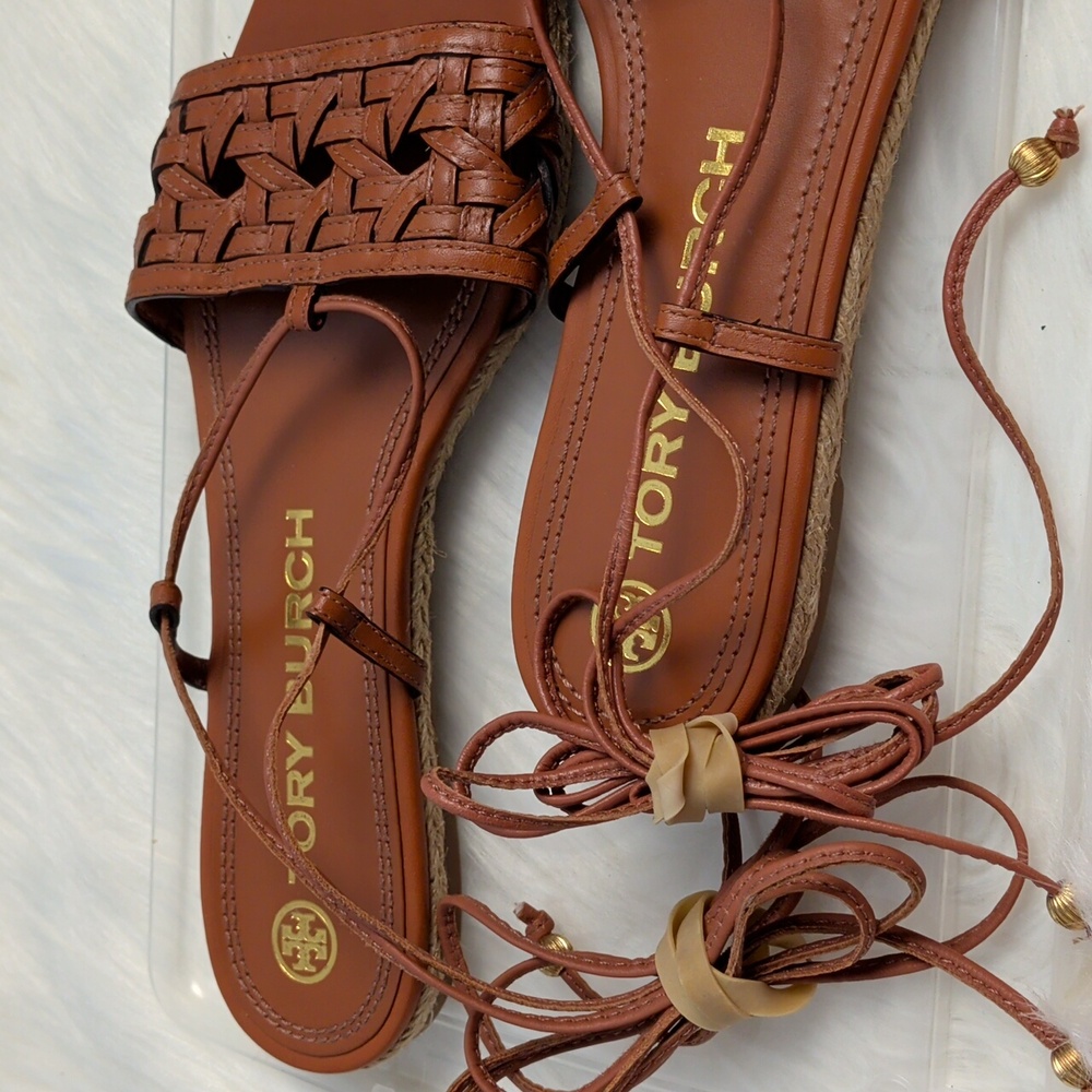 Tory Burch Basket weave Sandals - Picture 2 of 5
